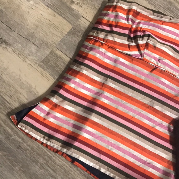 J. Crew Multi-Color Silk Strapless Top - Picture 2 of 4